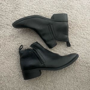 Black ankle boots